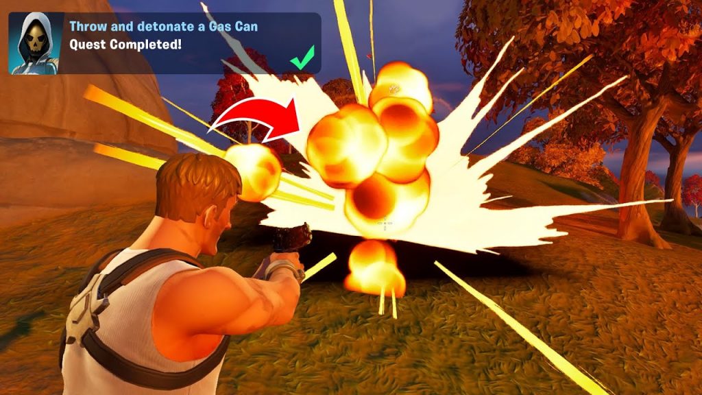 How to Throw and Detonate a Gas Can &#8211; Fortnite