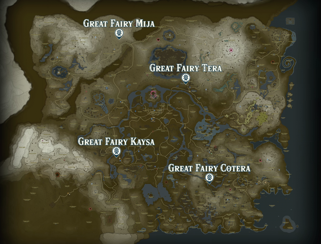 How to Find all Great Fairies &#8211; Zelda: Tears of the Kingdom
