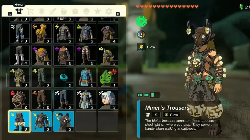 How To Get The Glowing Miner Armor Set &#8211; Zelda: Tears Of The Kingdom