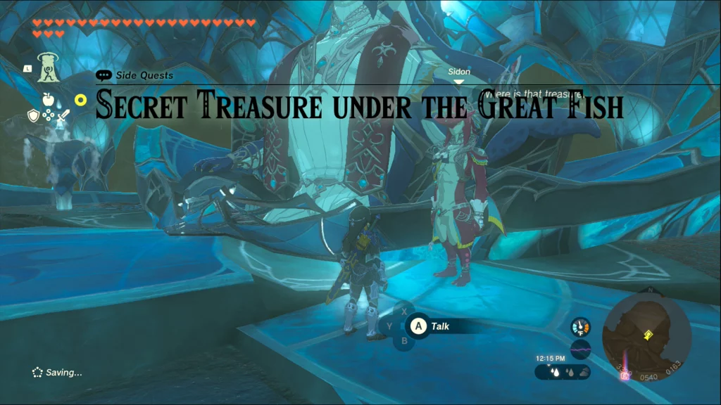 How to Complete Secret Treasure Under The Great Fish &#8211; Zelda: Tears of the Kingdom