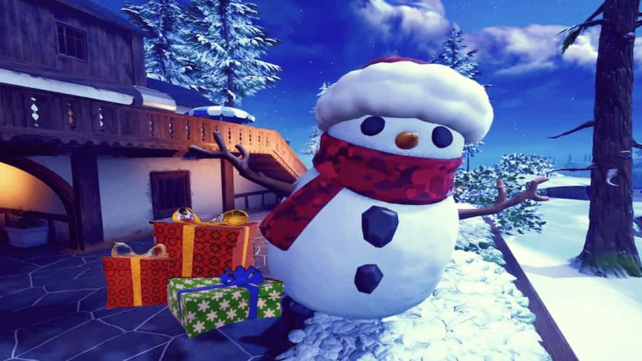 How to Use a Sneaky Snowmando Prop Disguise Near Krampus and His Present Stash &#8211; Fortnite