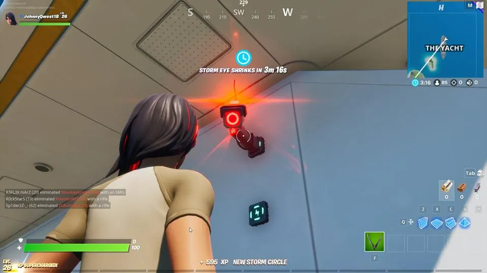How to Break Security Cameras or Turrets &#8211; Fortnite
