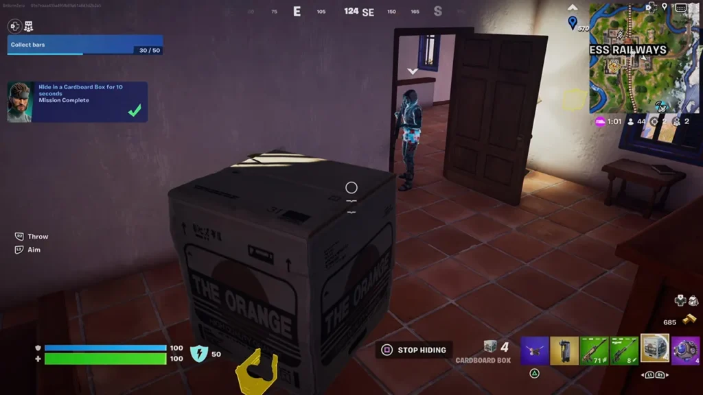 How to Hide in a Cardboard Box for 10 Seconds &#8211; Fortnite