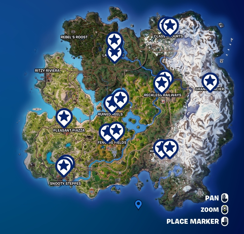 Foot Clan Banners Locations
