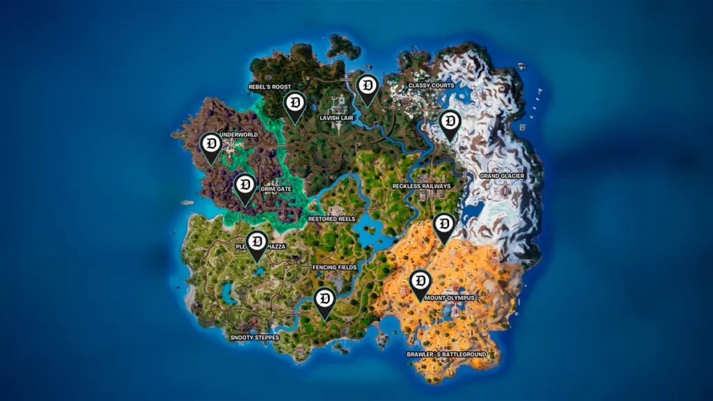 Weapons Bunker Locations