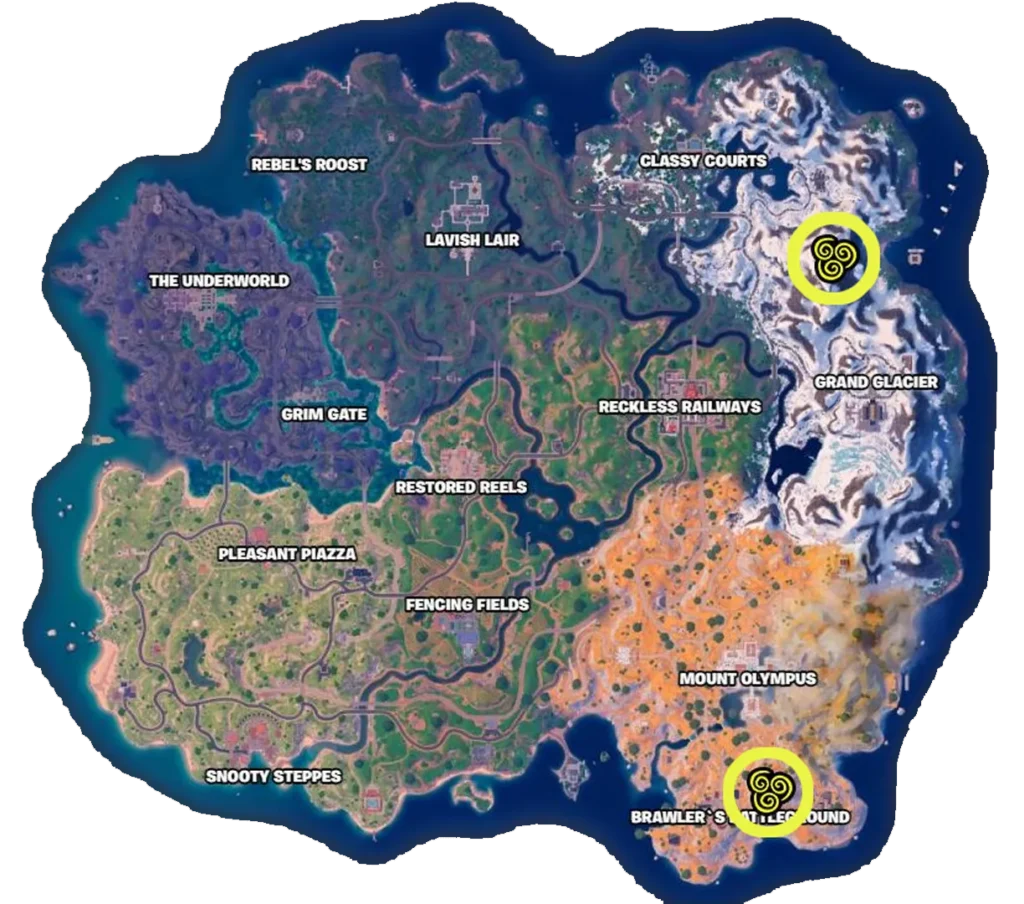 Airbending Mythic Locations