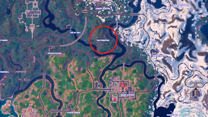 Graveyard Location